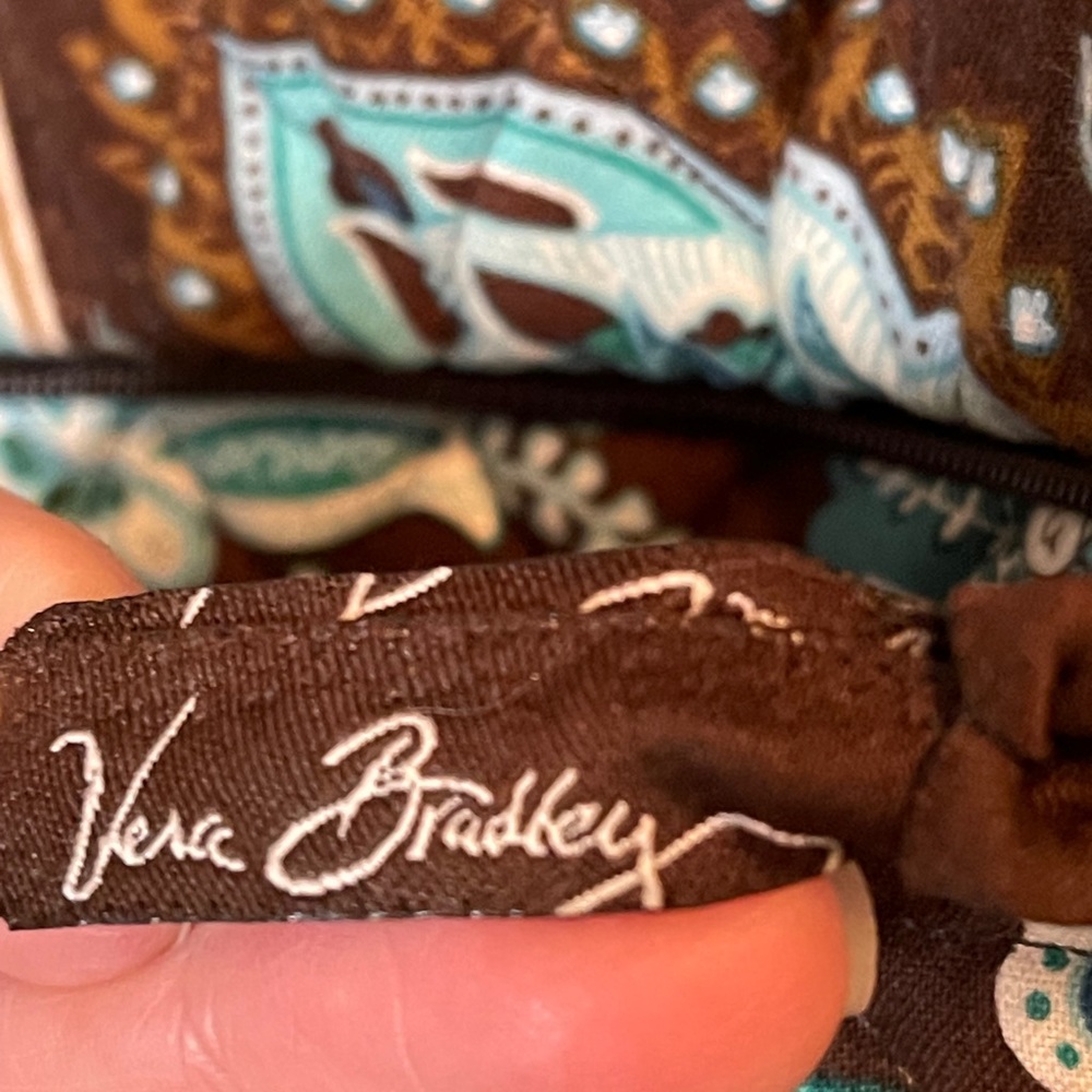 Vera Bradley Java Blue Pattern Messenger Bag - image 7